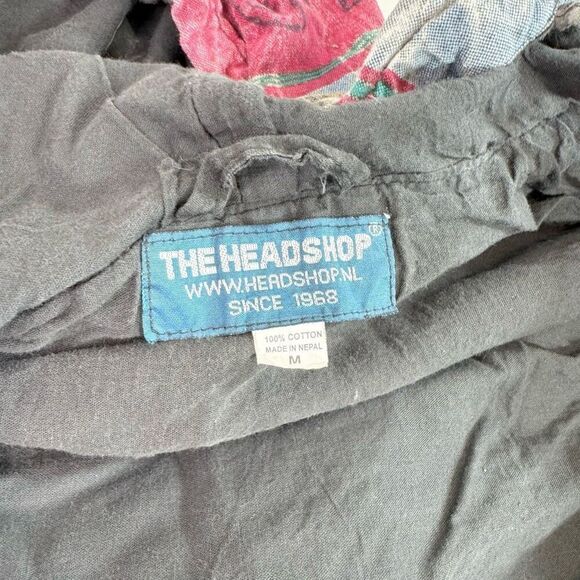 VTG The Headshop Jacket Mens Medium Full Zip Boho Hooded Cotton Lined - Picture 3 of 8